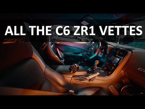 ALL The C6 ZR1 Corvettes - 2009 Through 2013 - Rare Colors and Year Differences #zr1 #corvette