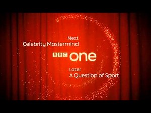 BBC One Continuity Announcement before Celebrity Mastermind...