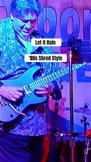 Let It Rain #guitarsolo in a Classic #80srock Shred Style #DrGuy #charvel