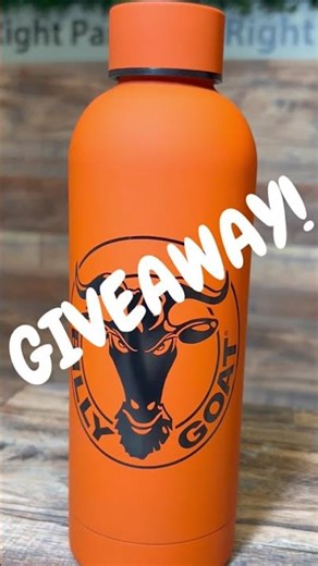 🔥 Billy Goat Water Bottle Giveaway! 🔥