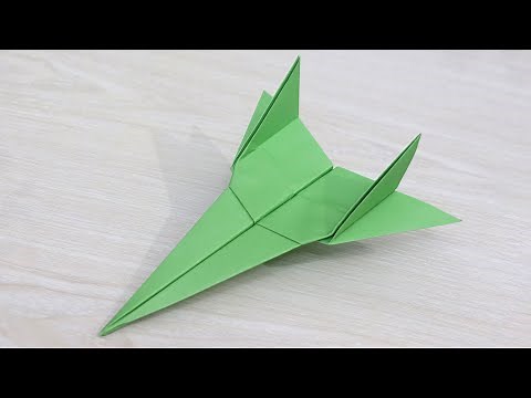 World's BEST Jet Fighter Paper Airplane Made from A4 Paper