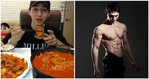 Korean YouTuber Who Eats on Camera For a Living Takes Off His Shirt, Explodes Ovaries Everywhere