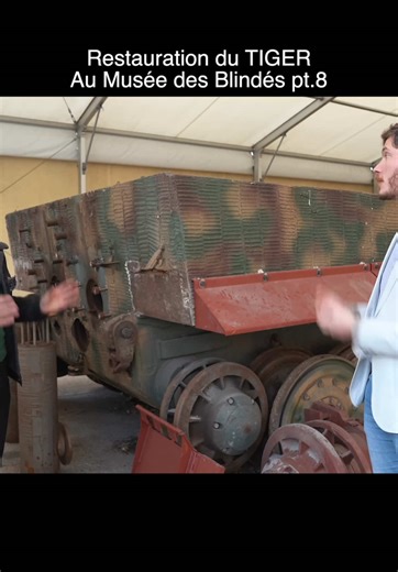 Le char Tigre emblématique de Saumur ⚙️ #ww2 #history #muséedesblindés #machine