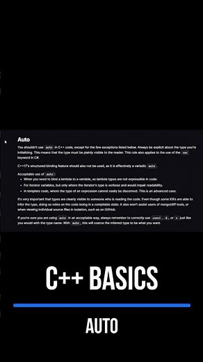 [Shorts] C++ | Auto #tutorial #cplusplus #unrealengine #gamedev #programming