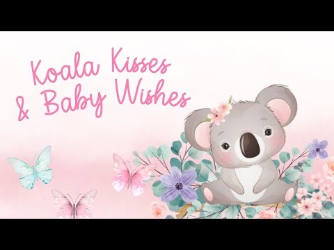 Koala Baby Shower Animated Background – Pink Floral Girl Theme 🐨🌸 1 Hour