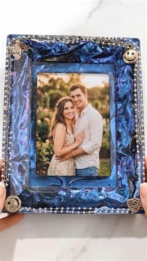 I Poured BLACK Resin Over Photo & This Happened... ✨ | Custom Resin Keepsake Frame | Resin Dreaming
