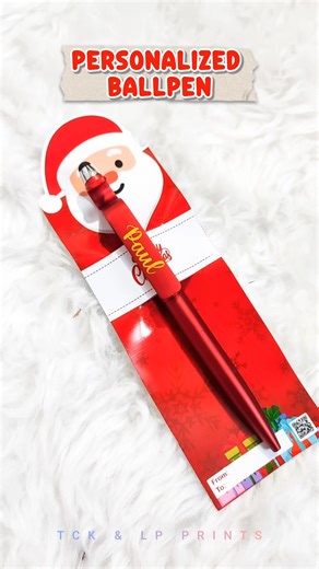 🎄🎁 Make your Christmas giveaways stand out!🌲❄️🎁 Grab our Personalized Ballpens with Christmas packaging. Practical, affordable, and ready to gift! Perfect for corporate giveaways, souvenirs, and holiday tokens. ✨ Order now ☺️ Message us for inquiries ☺️ #ChristmasGiftIdeas #PampangaBased #souvenirsandgiveaways #Gifts #CorporateGifts #PersonalizedBallpen #holidaygiveaways | LP Printing Services