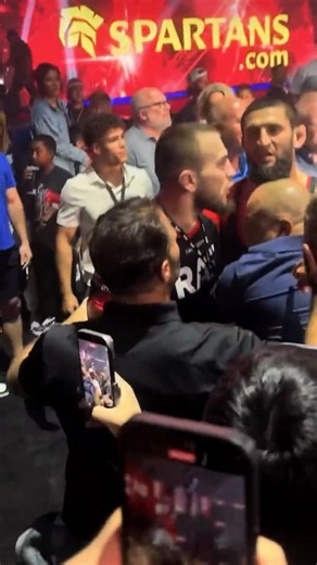 POV: Khamzat Chimaev & Dillon Danis Brawl at RAF10 😱 #Shorts #MMA #Brawl