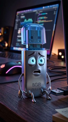 USB Saying Eject me properly #shorts #animation