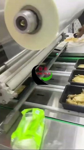 Automatic ready meals packing tray sealer