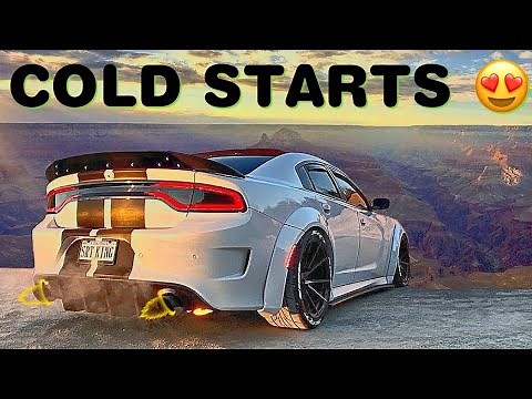 EXTREME COLD START COMPILATION*Pure American Muscle* #v8