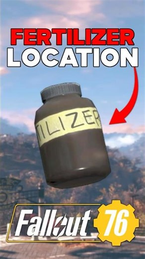 The BEST PLACE To Get FERTILIZER In Fallout 76
