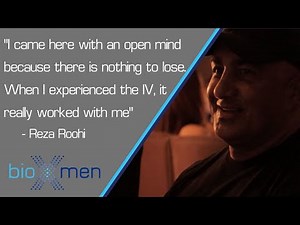 IV Rejuvenation and Knee Treatment with BioXcellerator Golden Cells for entrepreneur Reza Roohi