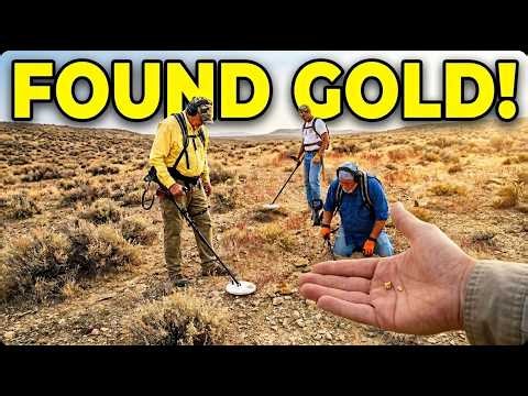 Metal Detecting for Gold Nuggets at Famous Rye Patch, Nevada – Kevin Hoagland & Prospector Legends
