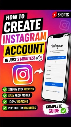 How to Create an Instagram Account (2026) | Step-by-Step | Instagram ID Kaise Banaye