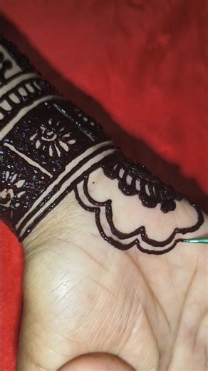 mehandi designs simple back finger #viralshorts #trend