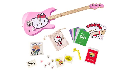 Fender Reveals Hello Kitty Children's Stratocaster Guitar