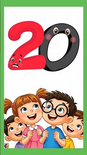 counting the numbers from one to twenty #kidslearning #counting