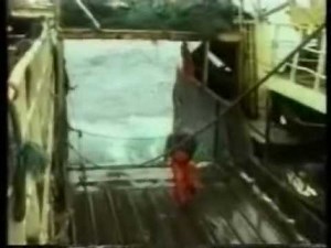 Fishing Trawler in the North Atlantic 1970s