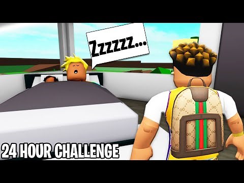 I Spent 24 HOURS In A STRANGERS HOUSE Without Them KNOWING In BROOKHAVEN RP!