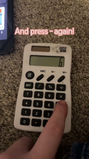 How to type a negative in a calculator without the option!