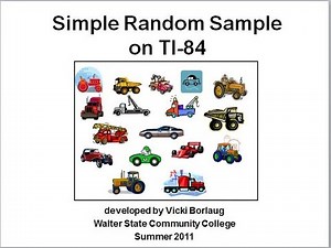 Simple Random Samples part 2