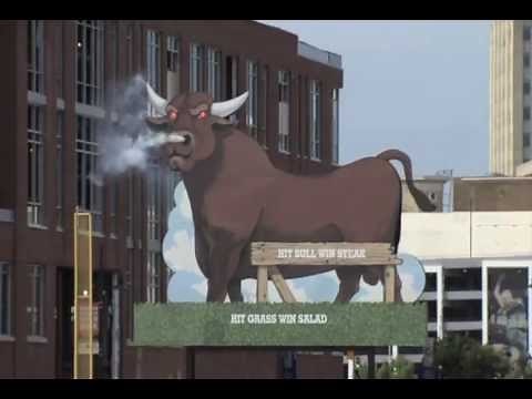 Shelley Duncan Hits Bull, Wins Steak