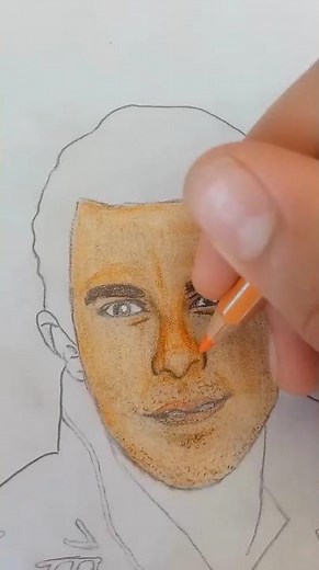 Day 3 of drawing Fiyero!!! 💙#art #diycrafts #fiyero #jonathanbailey #drawing #wicked #artideas