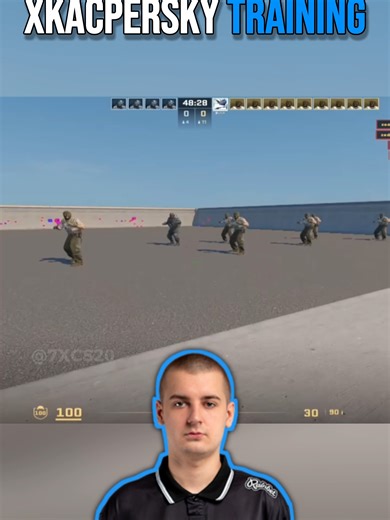 Pro-level spray control 💀#cs2 #csgo #xkacpersky #faceit #faceit10lvl | csgo