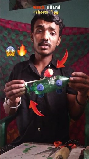 I Made a Ninja Car Using Only a Bottle & Balloon!🚗🎈Mind-Blowing DIY Experiment⚡#shorts#Greenzone