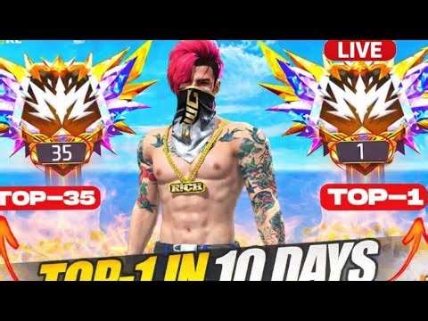 🏆 GRANDMASTER RANK PUSH! 🔴 Road to Top 100 | Garena Free Fire Live 🔥 live