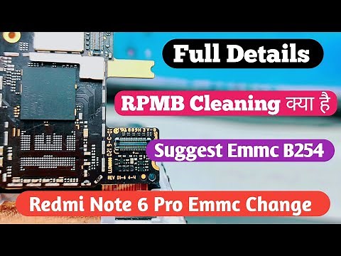 Redmi Note 6 Pro Emmc Change Process With Free File || Full Explain for Emmc Cleaning RPMB