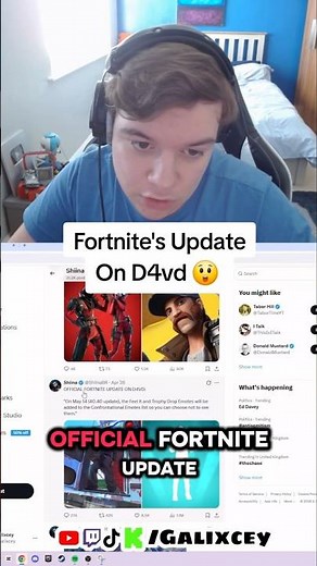 Fortnite's Update On D4vd 😲