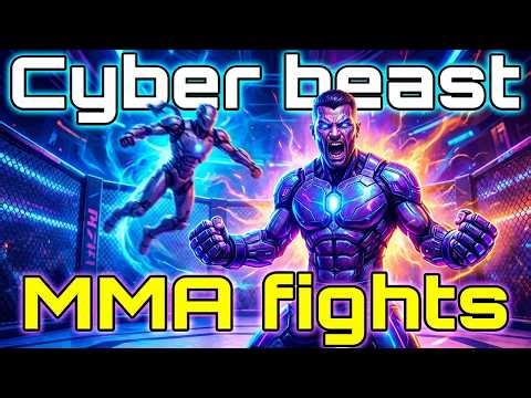 ✨They destroyed the octagon! Incredible cyber animal fights and beautiful knockouts.