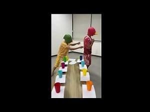 Fun games with paper & glass || fun game with two friends || lets see who will win??!!