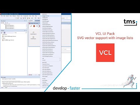 TMS VCL UI Pack: SVG vector support with image lists