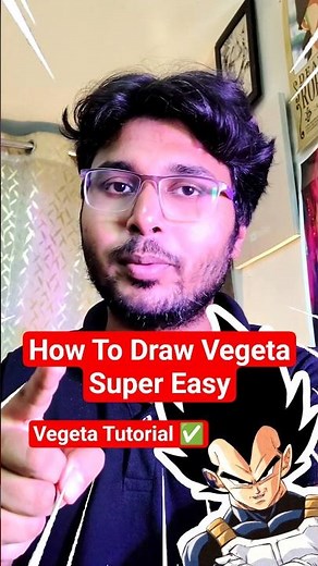 How To Draw Vegeta || Step By Step Tutorial✨✅ #vegeta #arttutorial #tutorial