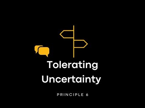 Open Dialogue Principle 6 Tolerating Uncertainty