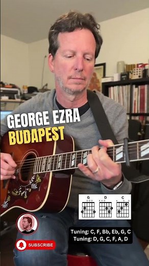 George Ezra - Budapest - Guitar Lesson - Capo 2 Correct tuning #georgeezra #Budapest #johnmcnicholas
