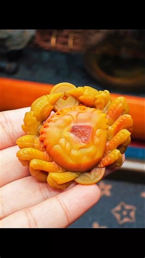 Amazing Jade Crab Carving From Raw Stone 🦀