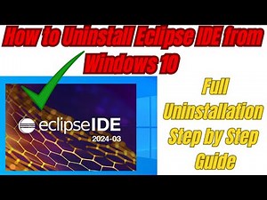 How to Uninstall Eclipse IDE from Windows 10 || Full Uninstallation Step by Step Guide