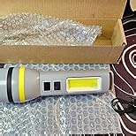 2 Pack Solar Flashlight, Rechargeable Zoomable LED Flashlight, High Lumens Solar Powered Flashlights with Tail Hook Rechargeable Handheld Flashlights for Home Emergency Camping Hiking