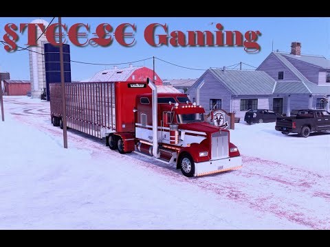 American Truck Simulator: Cattle Truckin' |Increased Traffic| CAT Diesel Power|