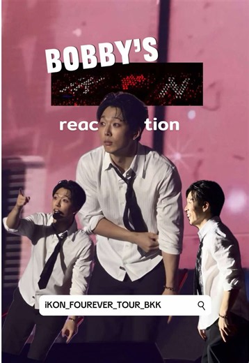 ฉันเสียน้ำตาจำนวนมากกับเพลงนี้ แต่พอพี่บ๊อบเห็น Fan Project หนูไห้เลยจ้าเตง @bobbyorshedie @withikonic #iKON_FOUREVER_TOUR #iKON_FOUREVER_TOUR_BKK #iKON #아이콘 #바비