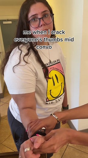 “can i crack your thumbs” 😀😀 | cracking thumbs