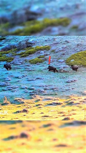 🐗 Wild Boars Running Through the Wild! 🌿 | Amazing Wildlife Moment #viral #youtube #viralvideos