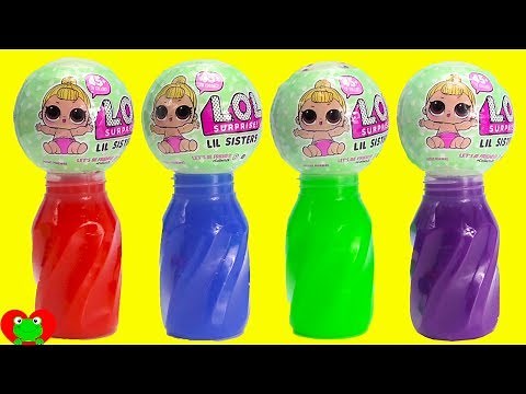 LOL Series 2 Lil Sisters with Baby Bottles Slime Surprises