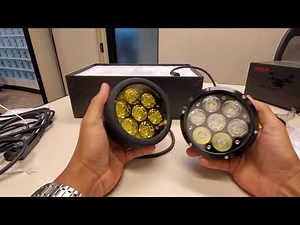 Gold Runway GR 70x | GR powerful auxiliary led light 70W 7500 lumens |unboxing, installation, review