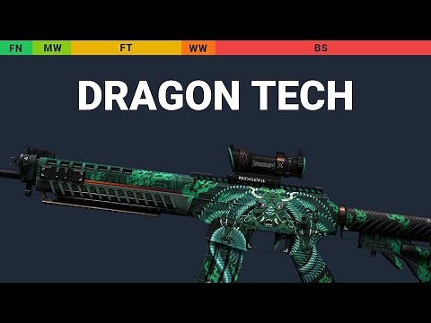 SG 553 Dragon Tech | CS2 - SOURCE 2 - ALL FLOATS