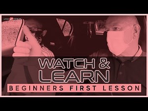 BEGINNERS FIRST LESSON | ADI Part 3 | Watch & Learn (driving instructor training)